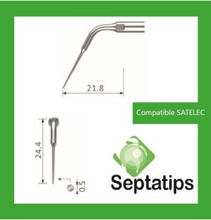 SEPTATIPS Scaling Tip Compatible with SATELEC - Endodontics