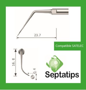 SEPTATIPS Scaling Tip Compatible with SATELEC - Periodontics