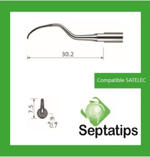 SEPTATIPS Scaling Tip Compatible with SATELEC - Periodontics