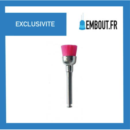 Brossette nylon soft ( pink ) RA - EMBOUT.FR - 100 pcs