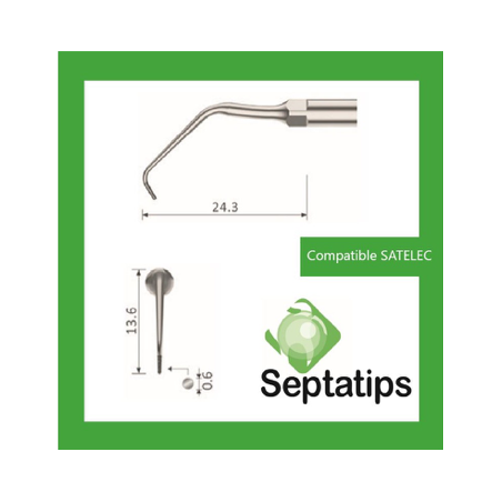 SEPTATIPS Scaling Tip Compatible with SATELEC - Apical Surgery