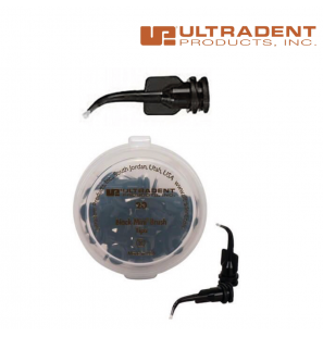 Black Mini Brush - ULTRADENT - 20 unités