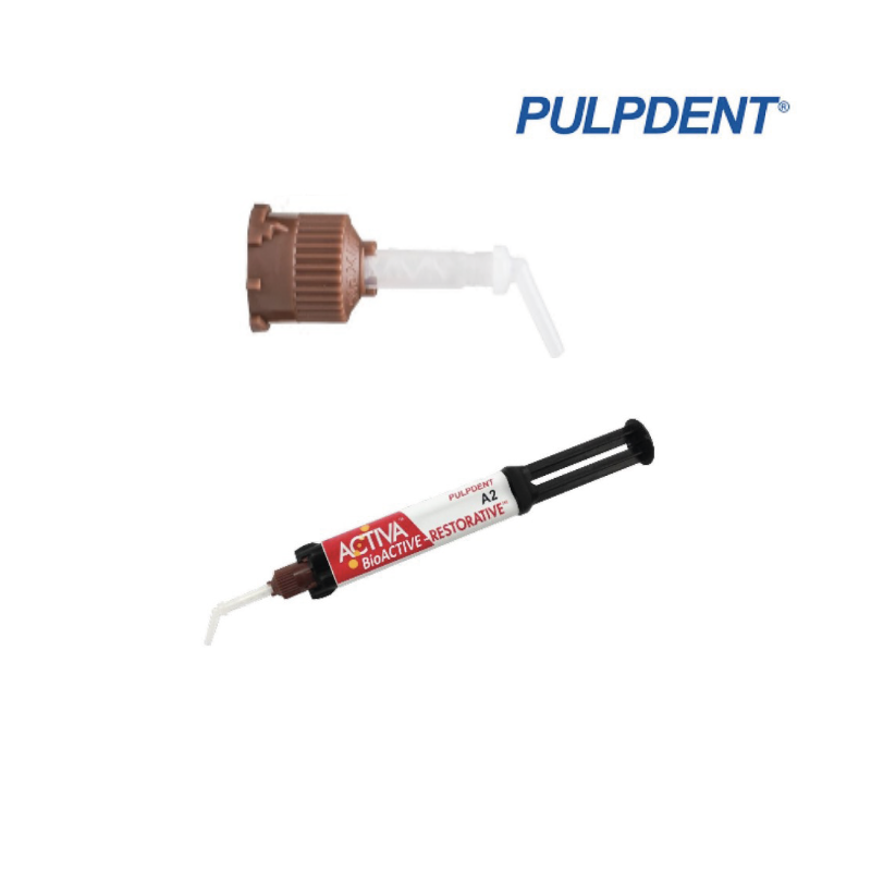 Embout Activa marron court - PULPDENT - 50u