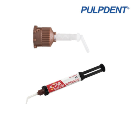 Embout Activa marron court - PULPDENT - 50u