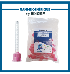 Embout mélangeur rose - EMBOUT.FR - 50u