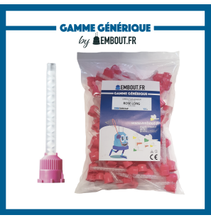 Embout mélangeur rose - EMBOUT.FR - 100u