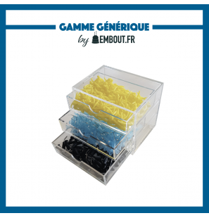 Mini dispenser d'embouts 3 tiroirs