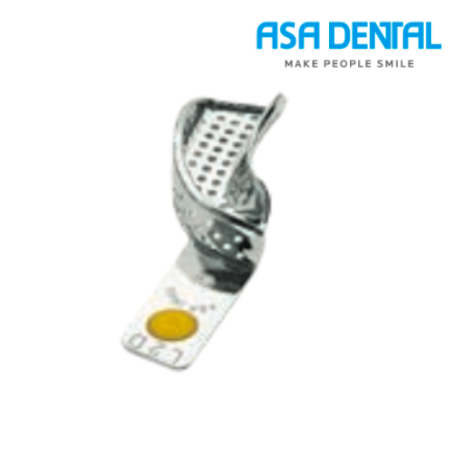 Porte Empreinte partiel perforé Avec bourrelet rétentif - ASA DENTAL - 1u