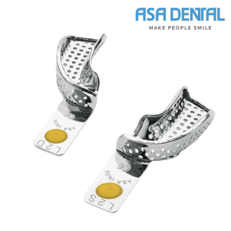 Porte Empreinte partiel perforé Avec bourrelet rétentif - ASA DENTAL - 1u