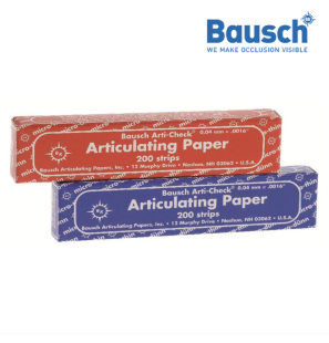 Papier d'occlusion BK09 / BK10 - BAUSCH - 200u