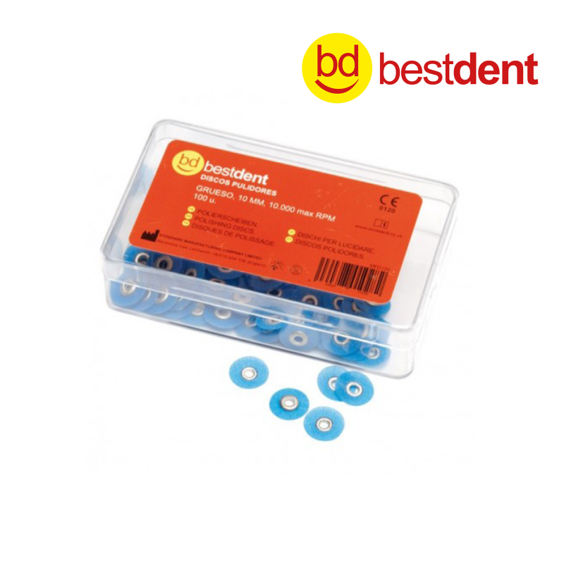 Set disques de polissage 10mm - BESTDENT - 100u