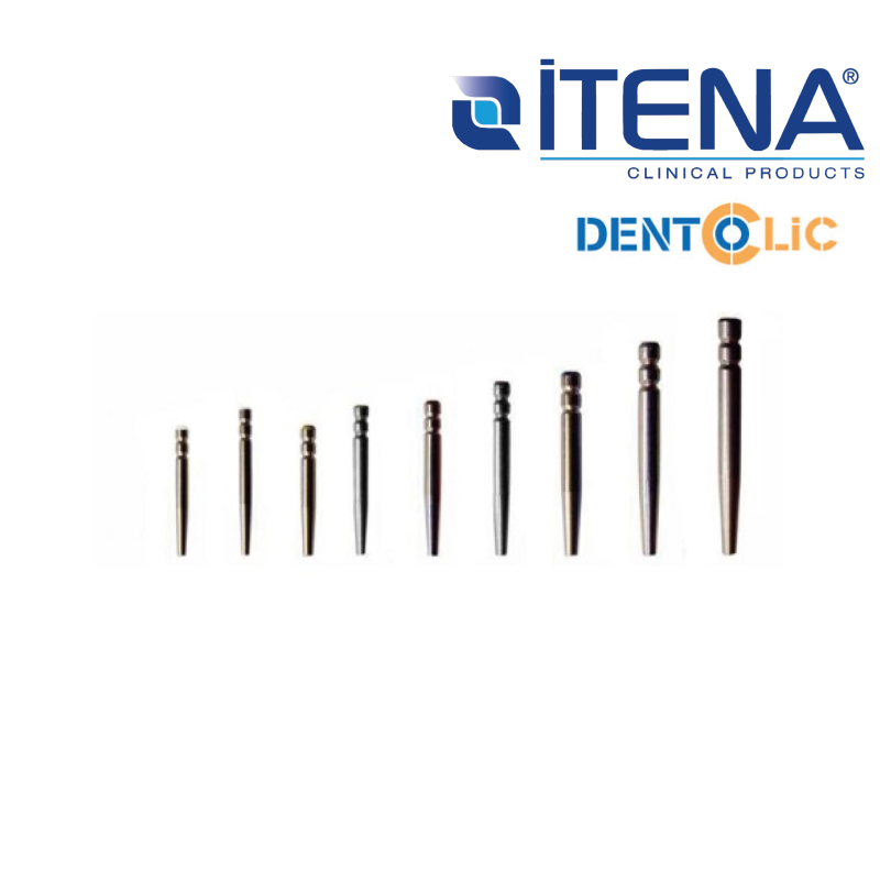 Tenons cylindro-coniques DENTOCLIC en inox - ITENA - 20u