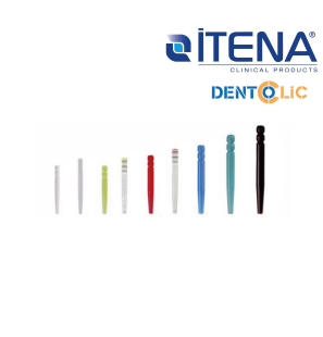 Tenons cylindro-coniques calcinables DENTOCLIC - ITENA - 40u / 100u