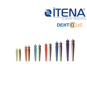 Tenons coniques inox et calcinables DENTOCLIC - ITENA - 20u/40u/100u