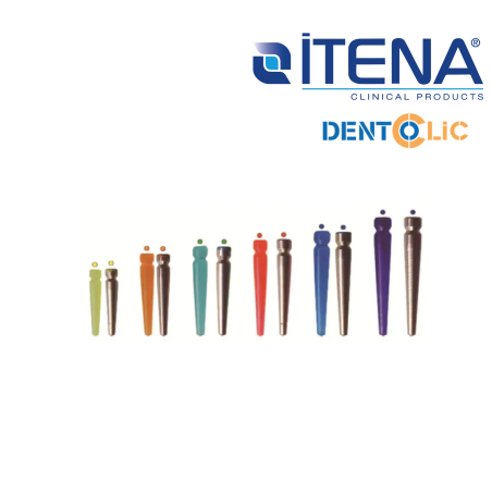 Tenons coniques inox et calcinables DENTOCLIC - ITENA - 20u/40u/100u