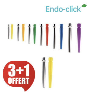 Tenons coniques - ENDO-CLICK - calcinables ou inox