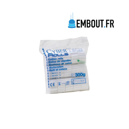 Rouleaux coton - EMBOUT.FR - Boîte de 300g