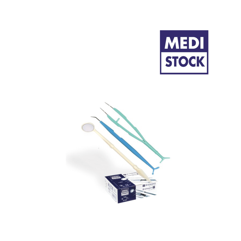 Dental Kit 3 Instruments - MEDISTOCK - 20 x 10 Kits