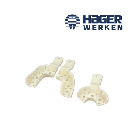 Porte-empreintes Miratray partiels - HAGER & WERKEN - 100 Pcs