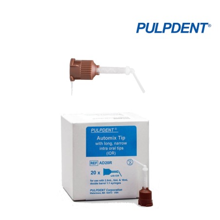 Brown Mixing Tips with Long Intra Oral "Activa" - PULPDENT - 20u