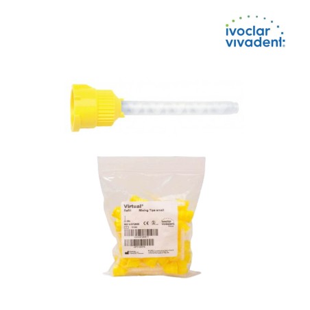 Yellow Mixing Tips "Virtual" -  IVOCLAR VIVADENT - 48u