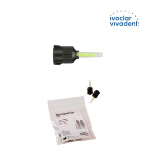 White Intra Oral Tips + Green/Black Mixing Tips - IVOCLAR-VIVADENT - 5+5u