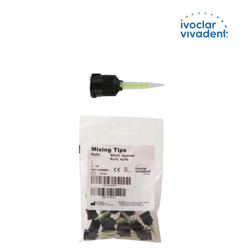 Black/Green Mixing Tips "Variolink Multilink" - IVOCLAR-VIVADENT - 15u