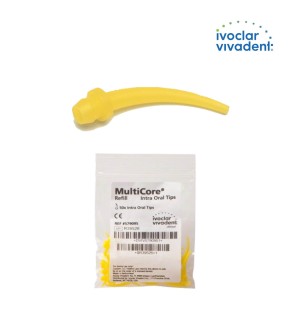 Embout Multicore Flow intra oral jaune  - IVOCLAR-VIVADENT - 50u