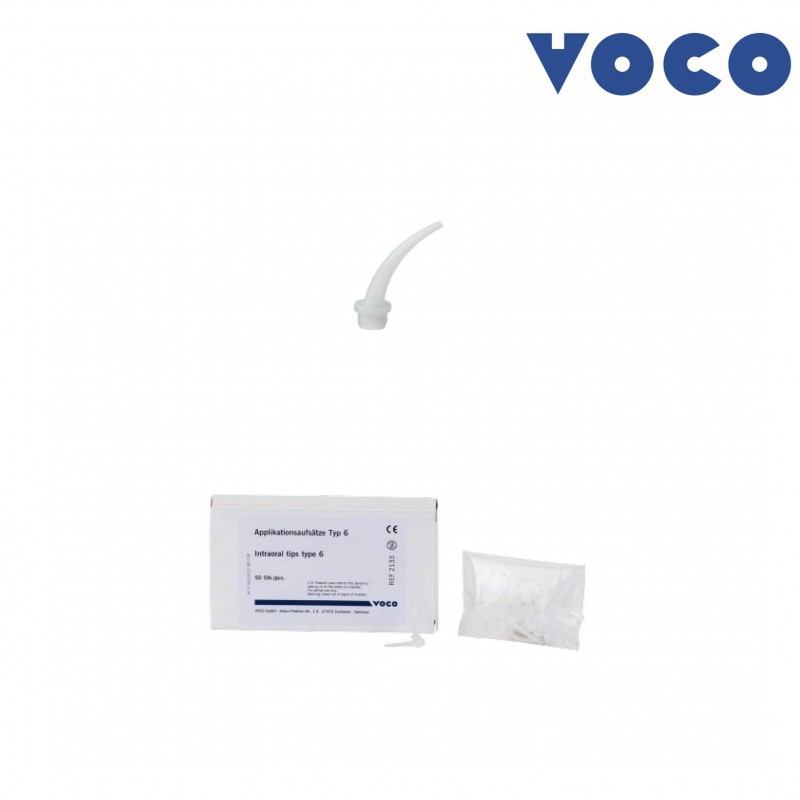 White Intra Oral Tips "V POSIL" type 6 - VOCO - 50u