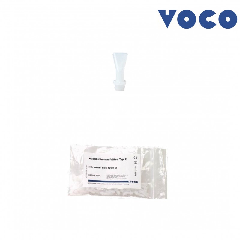 White Intra Oral Tips "Registrado" - VOCO - 50u