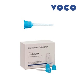 Embout mélangeur bleu type 6 - VOCO - 50u