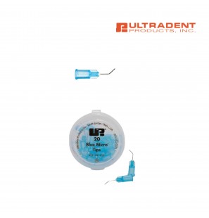 Embout seringue bleu - ULTRADENT - 20u