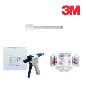 White Mixing Tips "Garant" - 3M - 50u