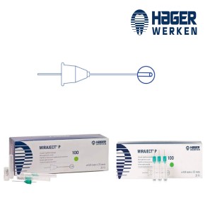 "Miraject P" Anaesthetic needle - HAGER & WERKEN - 100u