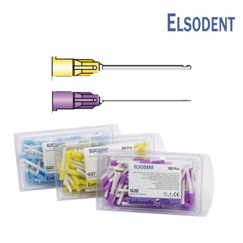 "Endoneedle" Irrigation Needle - ELSODENT - 100u or 30u