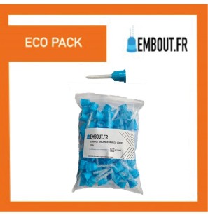 Straight Blue Mixing Tips - MIXINGTIP.COM ECO PACK - 750u