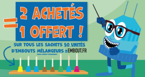 Opération 2+1 gratuit sur la gamme mélangeur !